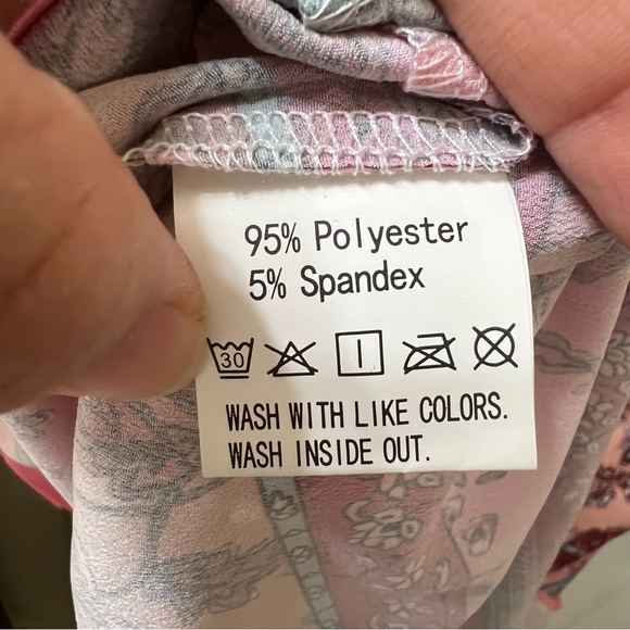 Floral Pink Mini Dress - Picture 5 of 5